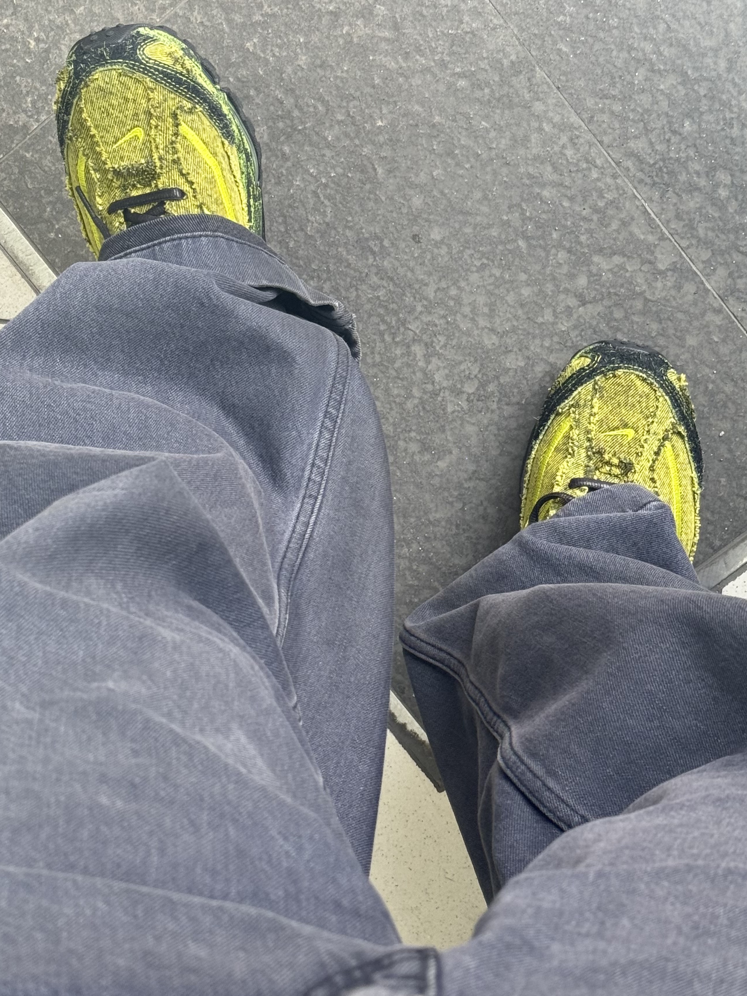 Nike Shox Ride 2 Bright Cactus and Black 착용 스타일 - 5