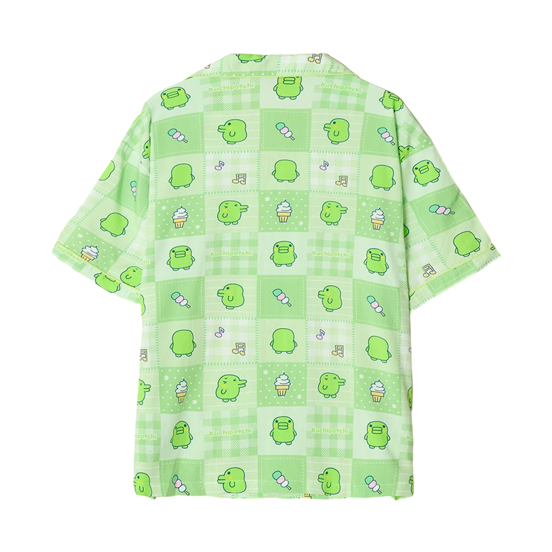 스파오 x 다마고치 숏슬리브 파자마 그린(Spao x Tamagotchi Short Sleeve Pajama Green) - 3