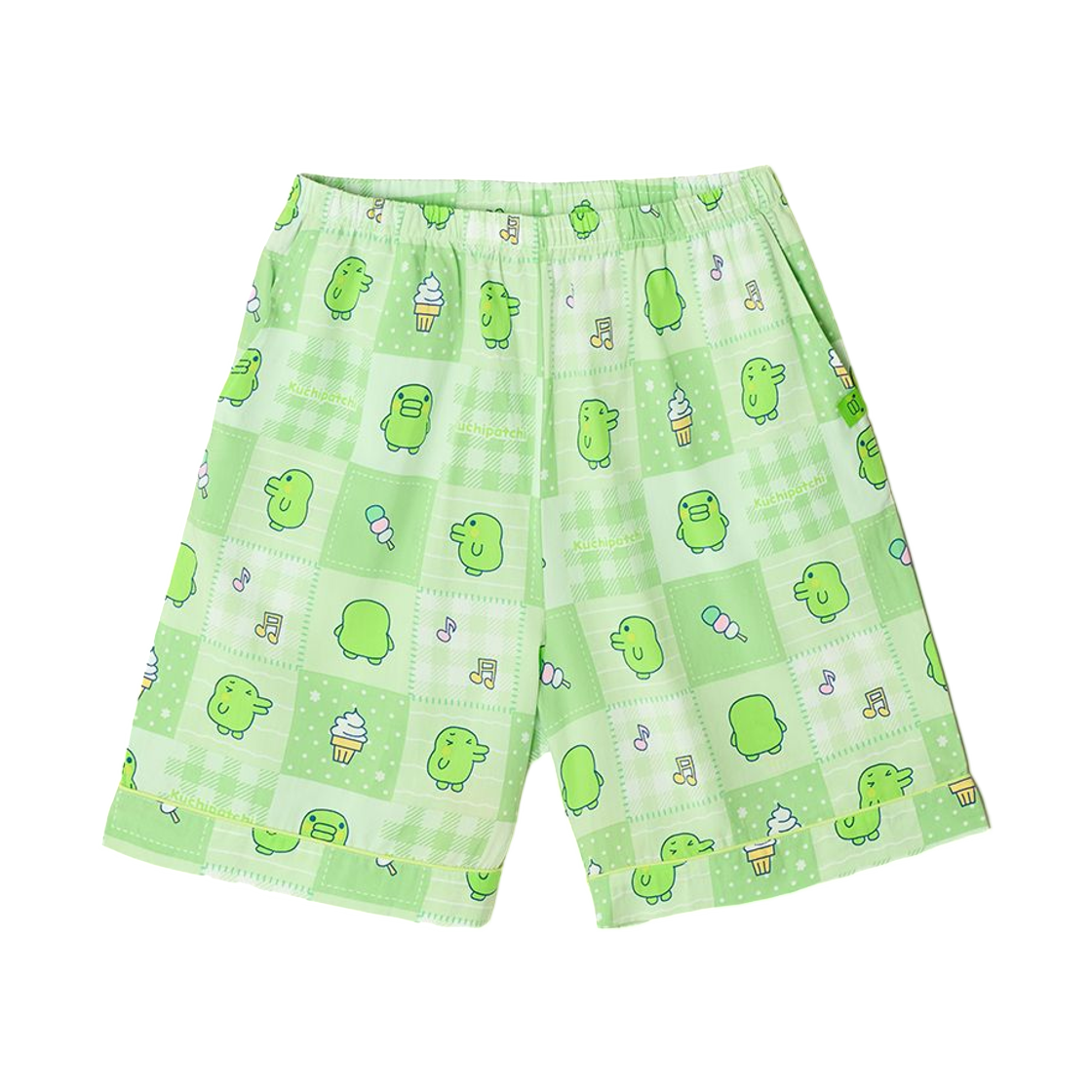 스파오 x 다마고치 숏슬리브 파자마 그린(Spao x Tamagotchi Short Sleeve Pajama Green) - 4