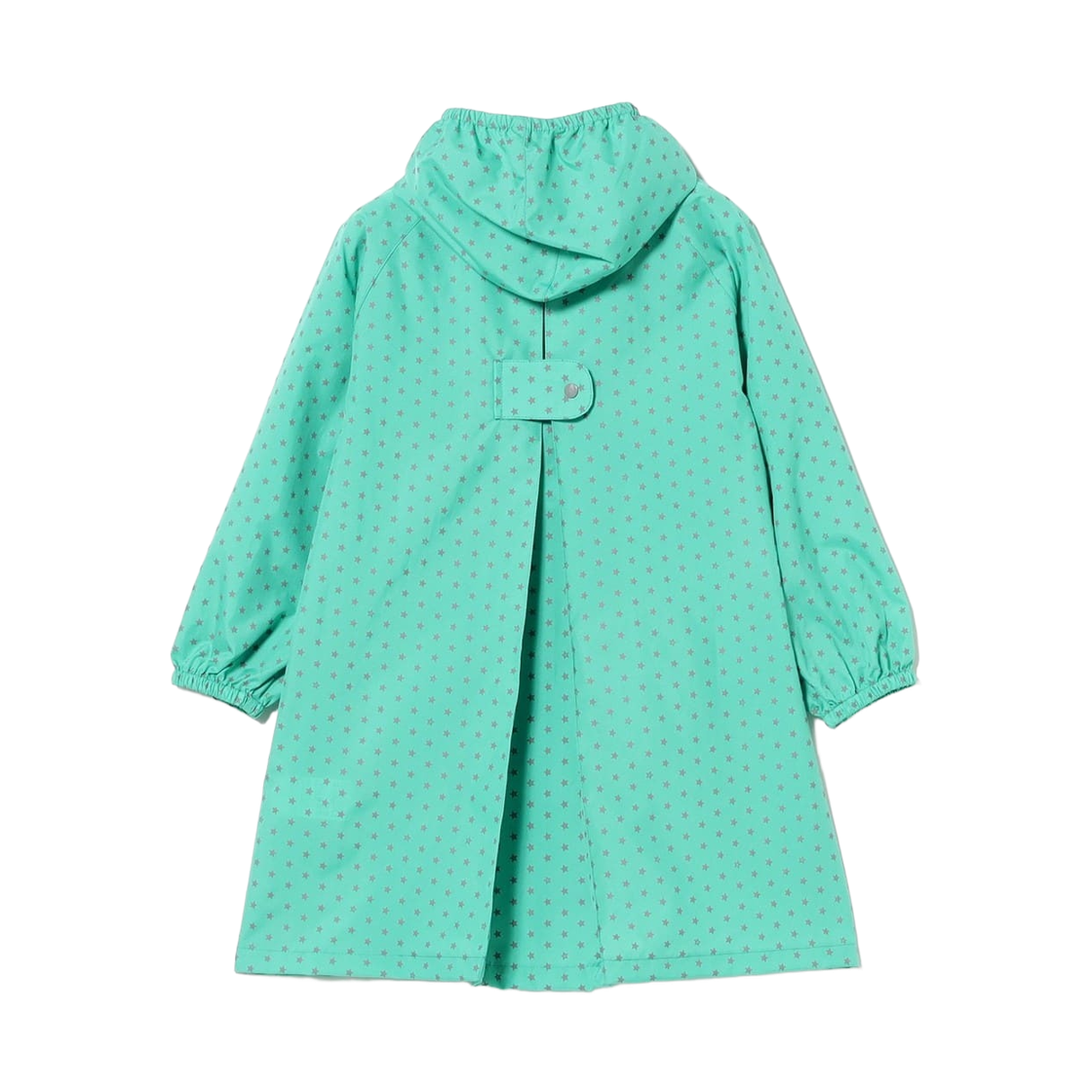 (키즈) 코도모 빔즈 패턴 B 스쿨 백 컴패터블 레인코트 스타 그린((Kids) Kodomo Beams Pattern B Raincoat Compatible with School Bags Star Green) - 2