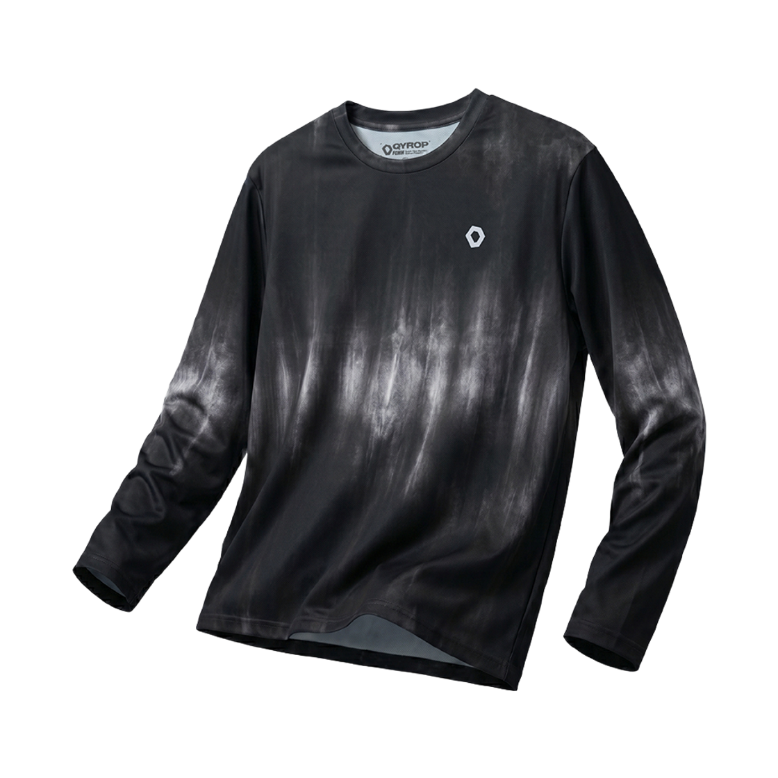 에프씨엠엠 스포츠 타이다이 코어 심볼 롱슬리브 블랙(FCMM SPORT Tie-Dye Core Symbol Long Sleeve Black)