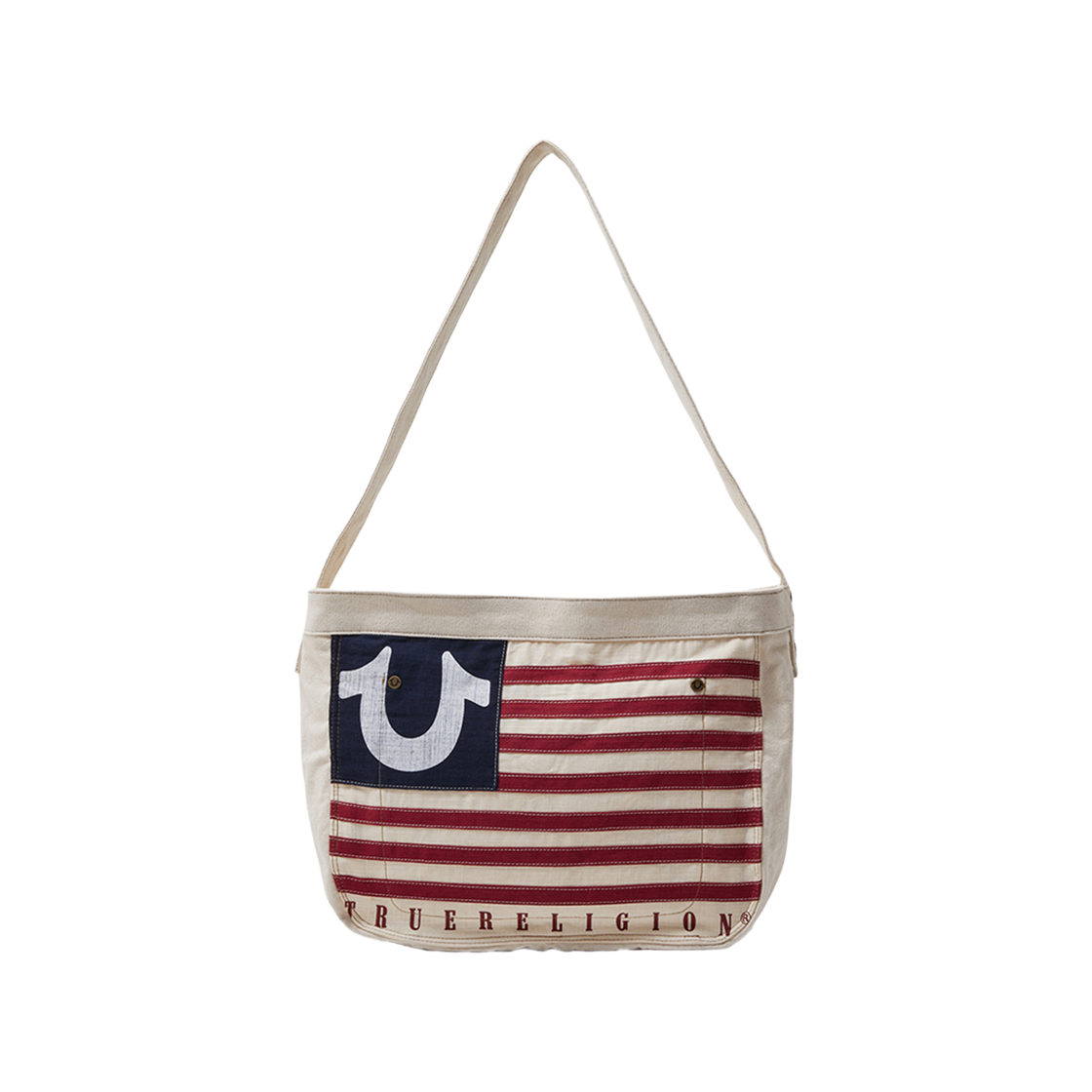 트루릴리젼 올드 글로리 사이드 캔버스 백 아이보리(True Religion Old Glory Side Canvas Bag_Ivory)