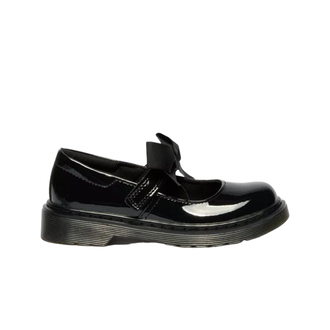 (키즈) 닥터마틴 먹시 II 페이턴트 레더 메리 제인 슈즈 블랙((Kids) Dr. Martens Maccy II Patent Leather Mary Jane Shoes Black) - 1