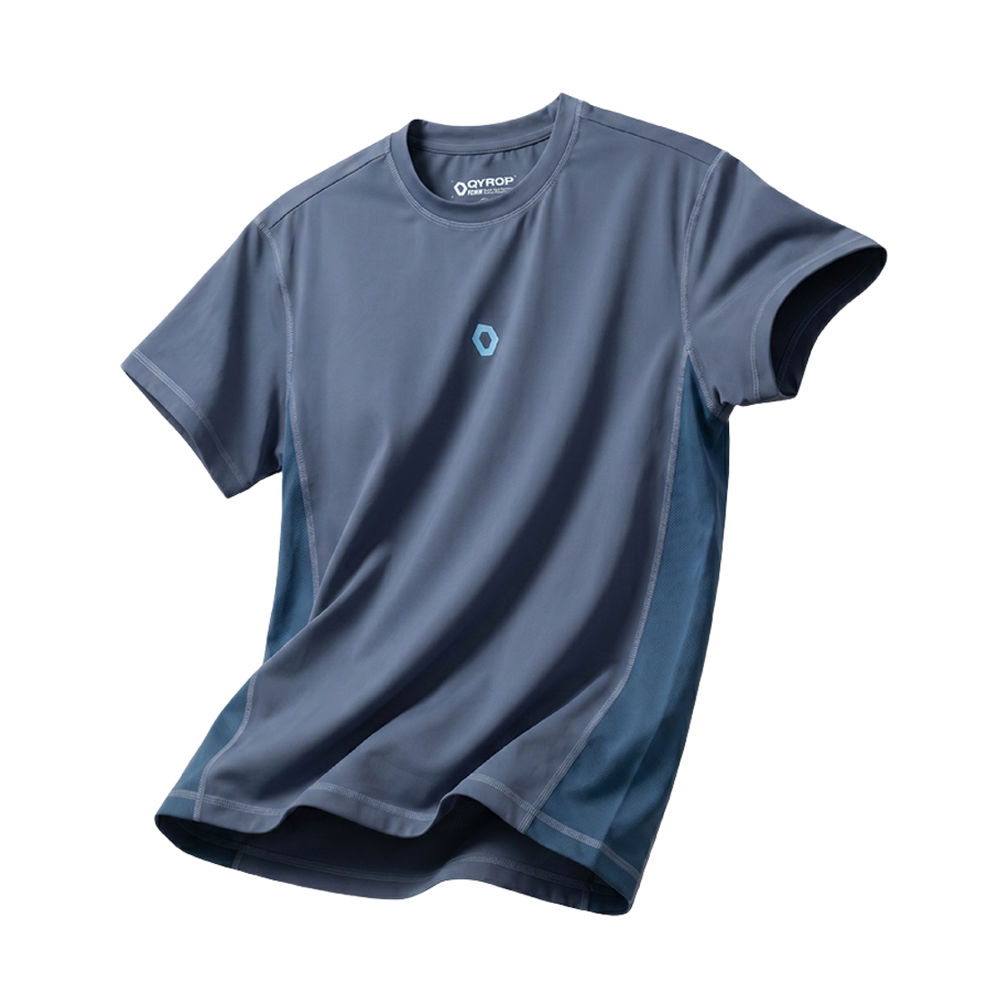 [KREAM 단독] 에프씨엠엠 스포츠 런 챌린지 티셔츠 블루([KREAM 단독] FCMM SPORT Run Challenge T-Shirt Blue)