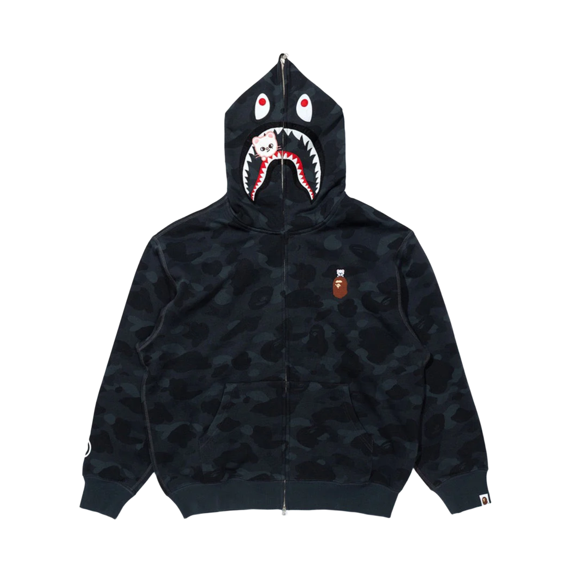 베이프 x 스트레이 키즈 샤크 풀 집 후드 현진(BAPE x Stray Kids Shark Full Zip Hoodie Jiniret) - 1