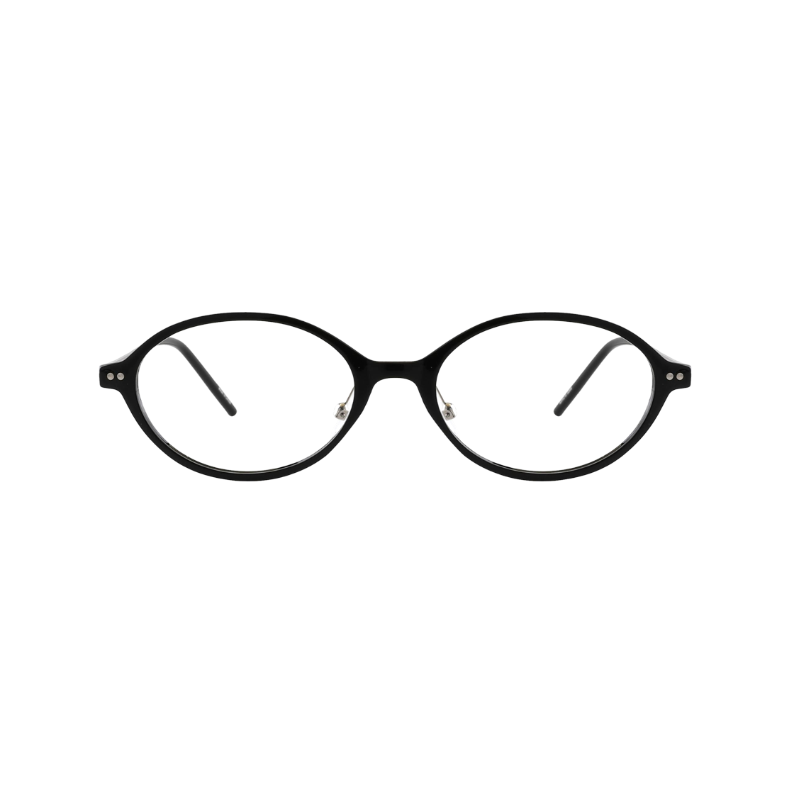투디터 긱시크 가벼운 남자 여자 패션 뿔테 안경테 C1 블랙(2DITOR Geek chic Light Fashion Horned Frame Glasses C1 Black) - 1