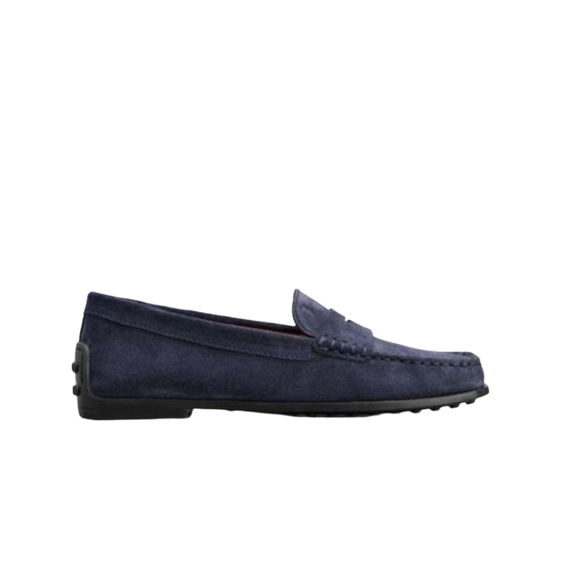 XXW42K00010RE0U824 (W) Tod's City Gommino Suede Driving Shoes Navy