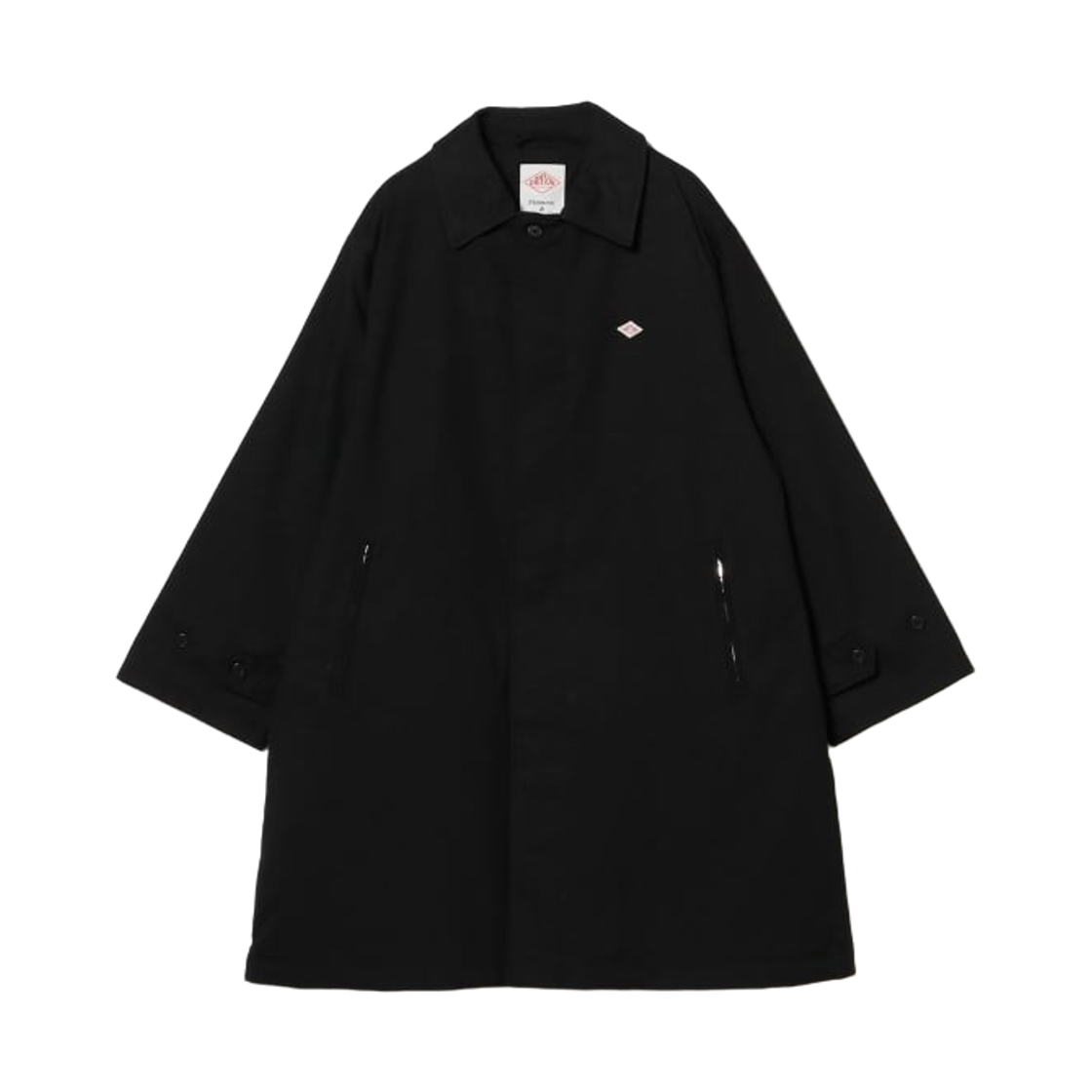 단톤 인슐레이티드 스탠드 칼라 코트 블랙(Danton Insulated Stand Collar Coat Black)