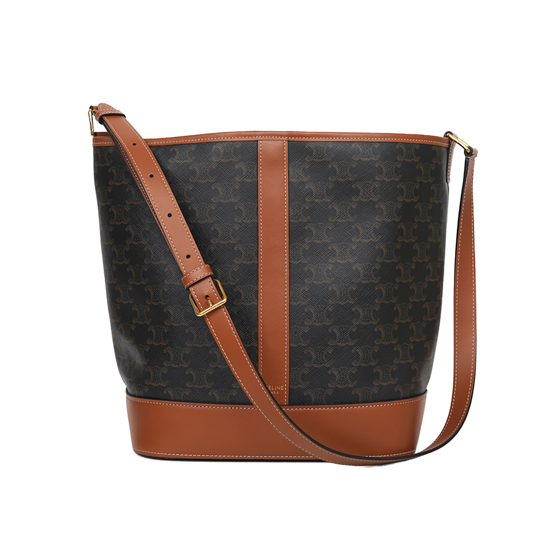 셀린느 트리옹프 버킷백 미디움 191132CAS(Celine Triomphe Medium Bucket Bag 191132CAS)