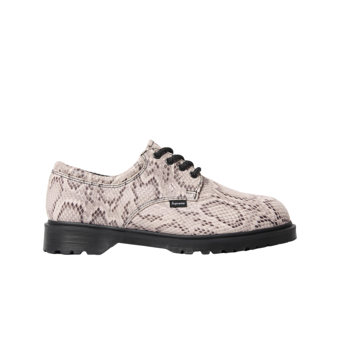 닥터마틴 x 슈프림 포스탈 슈프림 4-아이 슈 스네이크스킨 - 26SS(Dr. Martens x Supreme Postal Supreme 4-Eye Shoe Snakeskin - 26SS)