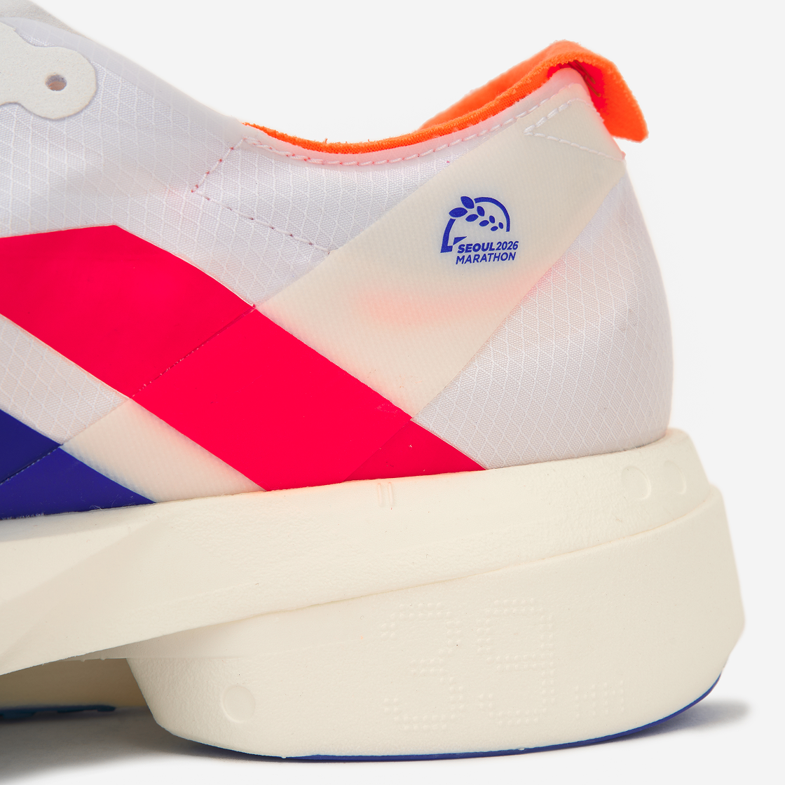 아디다스 서울 마라톤 아디제로 아디오스 프로 4 클라우드 화이트 루시드 레드(Adidas Seoul Marathon Adizero Adios Pro 4 Cloud White Lucid Red) - 8