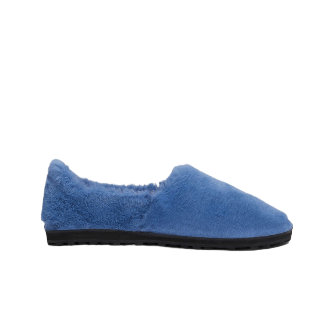 마르니 포우 퍼 슬립온 로퍼 블루(Marni Faux Fur Slip-On Loafers Blue) - 1
