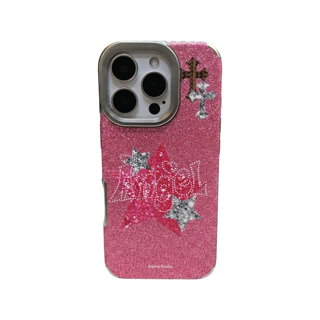 블레임스튜디오 글리터 핫핑크 엔젤 케이스(BLAMESTUDIO Glitter Hot pink Angel case)