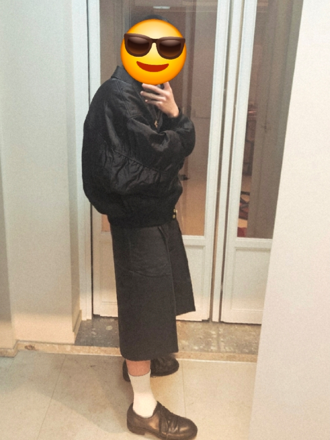 Zara x Willy Chavarria Oversize Bomber Jacket Black, Guidi 992 Horse Full Grain Leather Derby Black 착용 스타일