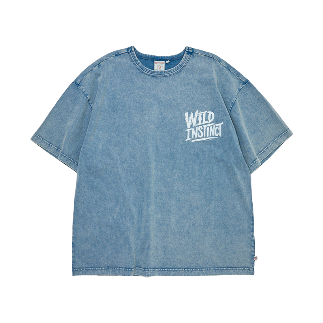 트루릴리젼 네이처 와일드 인스팅트 티셔츠 워시드 인디고(True Religion Nature Wild Instinct T-Shirt_Washed Indigo)