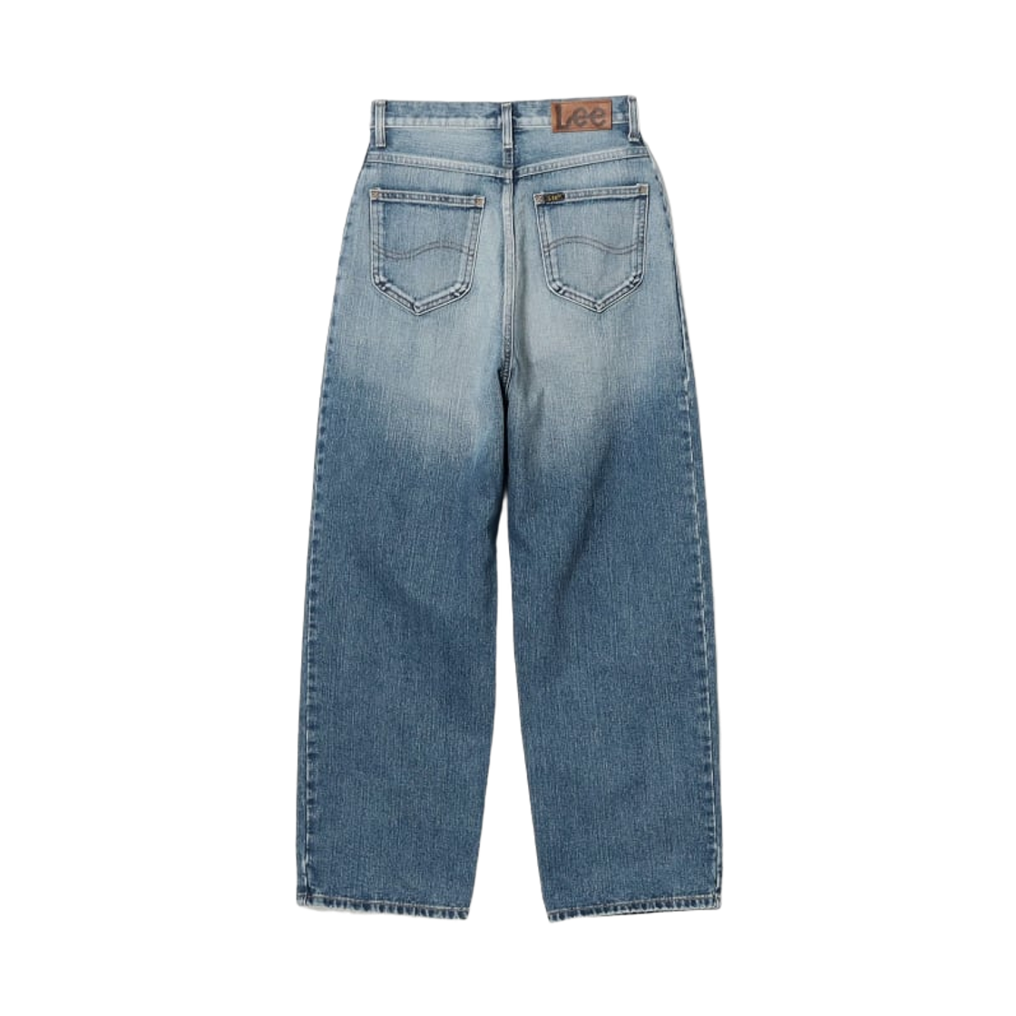 (W) 리 대디 팬츠 미드 유즈드 워시((W) Lee Daddy Pants Mid Used Wash) - 2