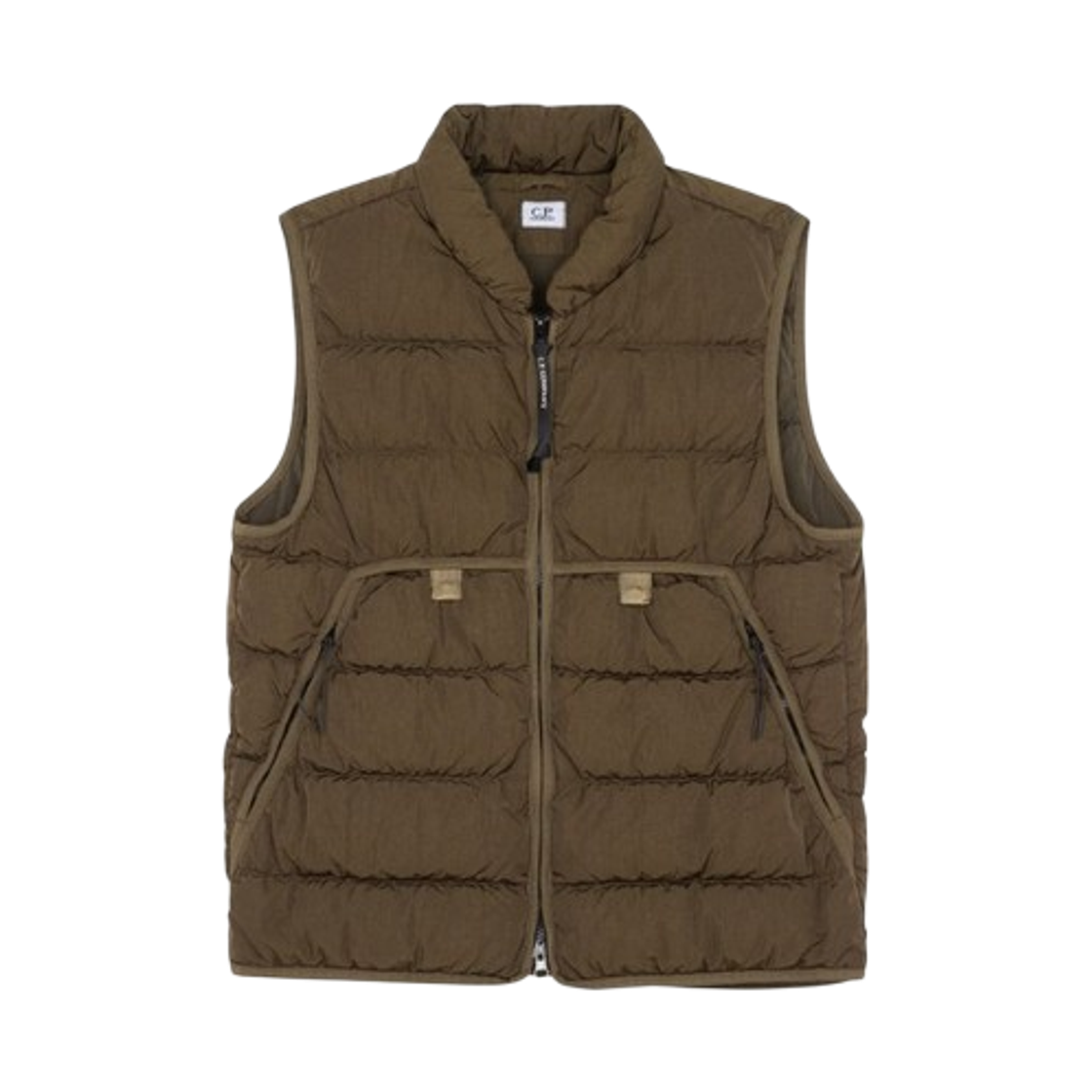15CMOW030A006369G683 C.P. Company Eco-Chrome R Down Vest Ivy Green - 23FW