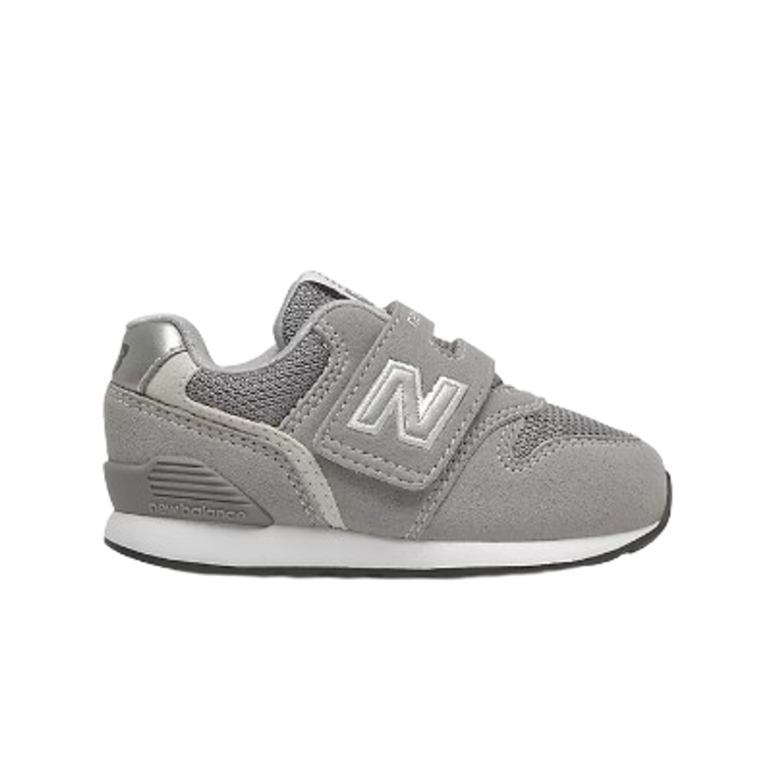 IZ996GR3 (TD) New Balance 996 v3 Hook and Loop Team Away Grey Silver - W Wide