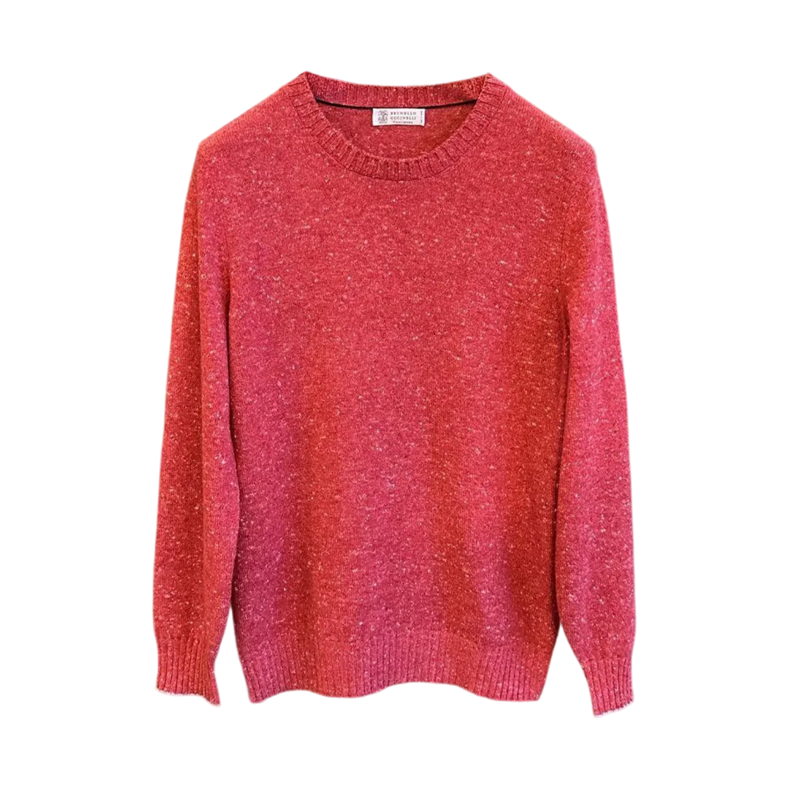 브루넬로 쿠치넬리 울 캐시미어 디테일 니트 레드(Brunello Cucinelli Wool Cashmere Detail Knit Red) - 1