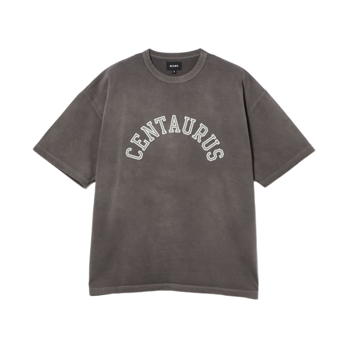 11-08-1477-146 Beams Souvenir T-Shirt Charcoal Grey