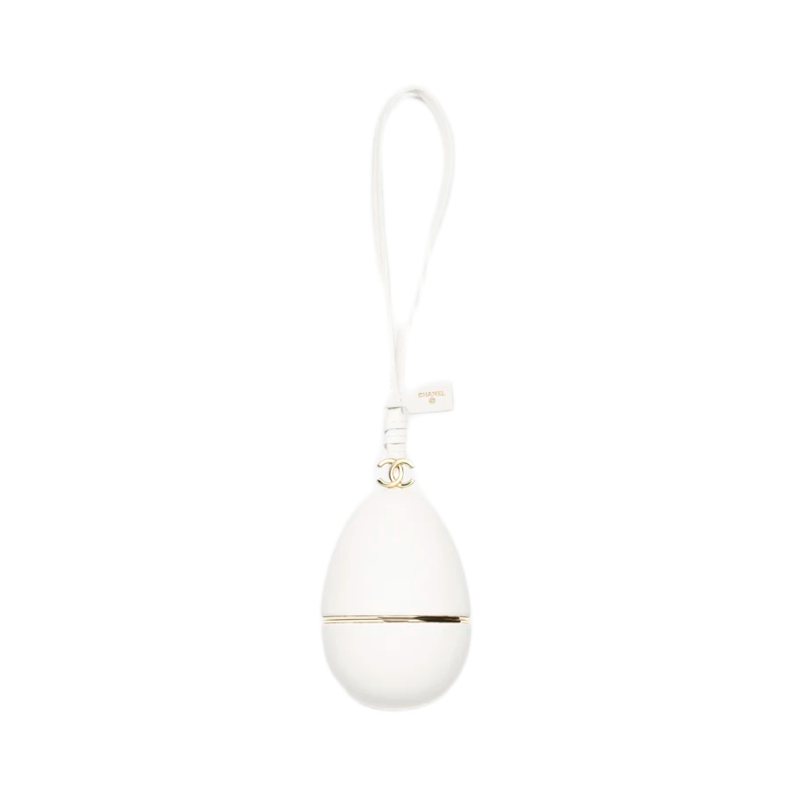 샤넬 미니백 참 램스킨 & 골드 메탈 화이트(Chanel Mini Bag Charm Lambskin & Gold White) - 1