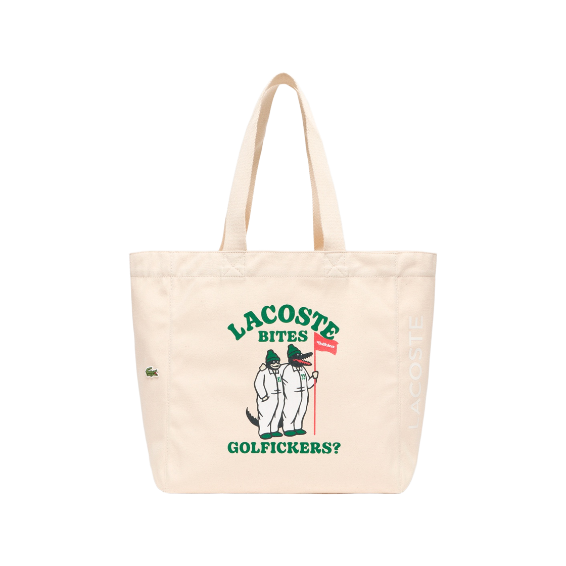 라코스테 x 골피커즈 토트백 베이지(Lacoste x Golfickers Tote Bag Beige)