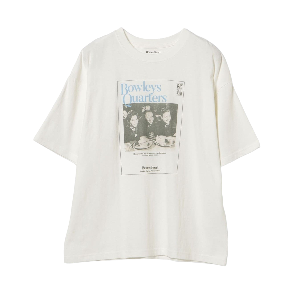 (W) 빔즈 하트 포토 티셔츠 오프 키즈((W) Beams Heart Photo T-Shirt Off Kids) - 1