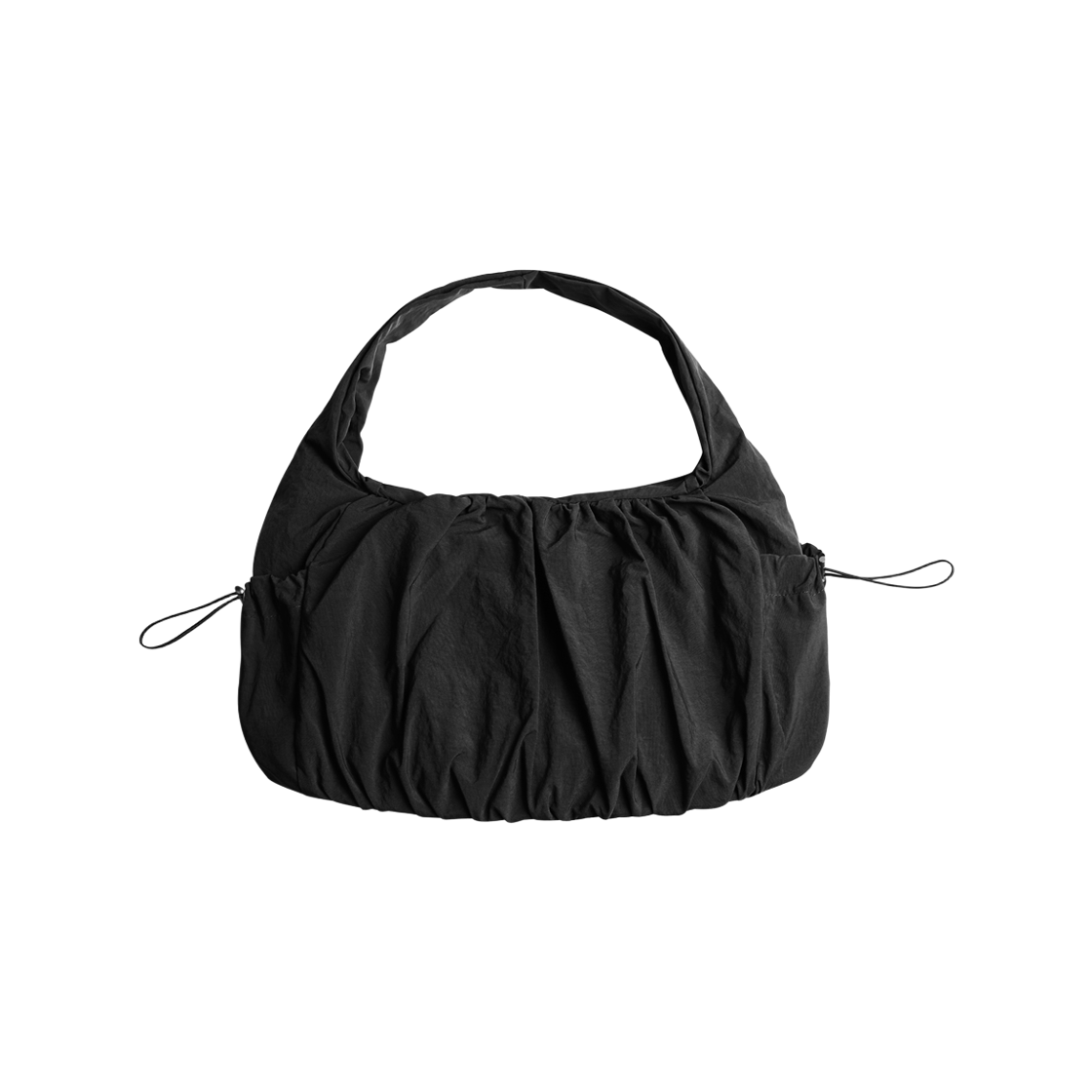 노이아고 셔링 숄더백 블랙(Noiago Shirring Sholder Bag Black)