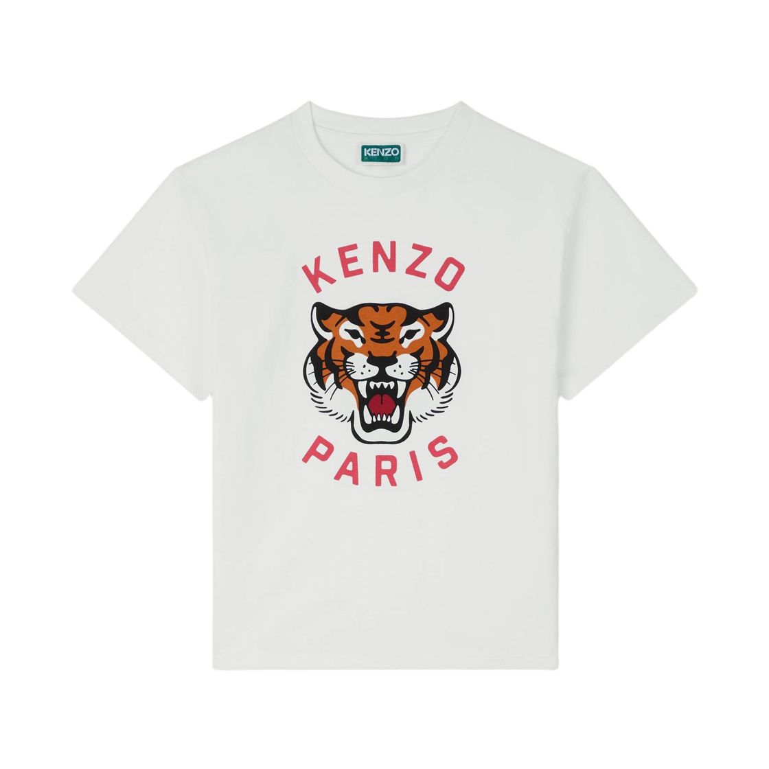 K61676-10P (Kids) Kenzo Short Sleeve T-Shirt White