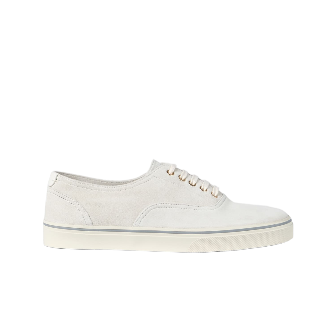 MZUPIGZ334-CXS08 Brunello Cucinelli Reversed Calfskin Sneakers White