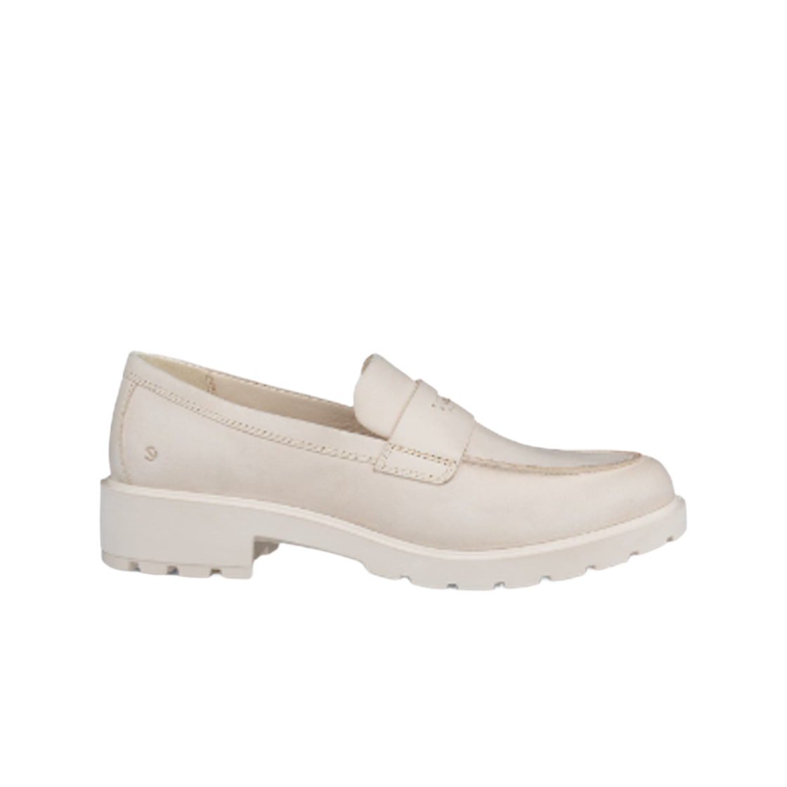 (W) 에코 메트로폴 비엔나 레더 로퍼 베이지((W) Ecco Metropole Vienna Leather Loafer Beige)