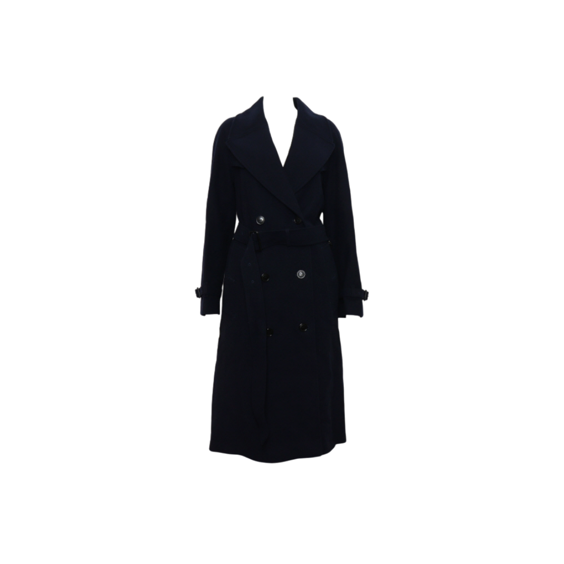 버버리 8003443 런던 네이비 울 혼방 크랜스톤 벨트 여성 코트aa63684(Burberry London Navy Wool Blend Cranston Belted Women Coat)