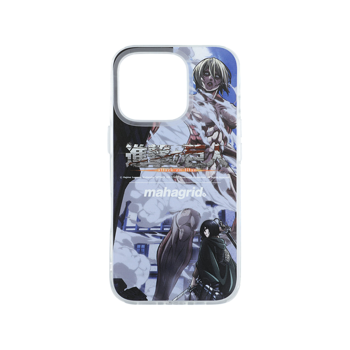 마하그리드 x 진격의 거인 애니 AOT 아이폰 케이스 멀티(Mahagrid x Attack On Titan Annie AOT iPhone Case Multi)
