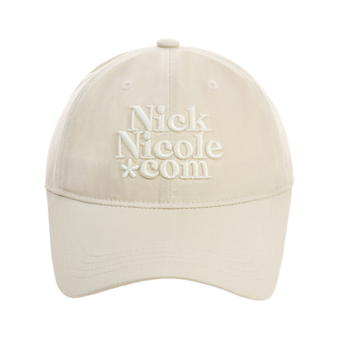 N_SS NICK&NICOLE NN Dotcom Signature Ball Cap Vintage Beige