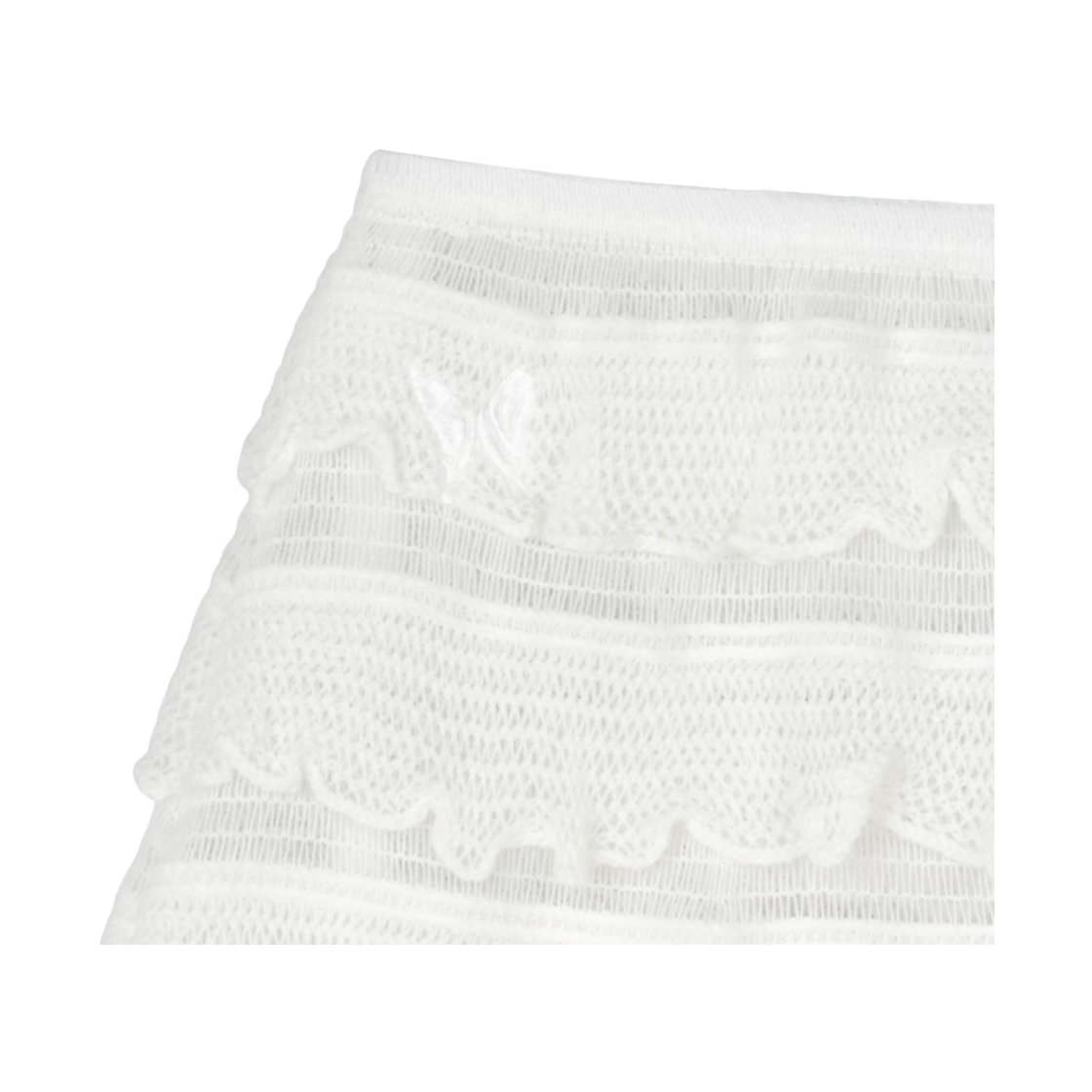 구월십일 컷 엣지 레이스 레이어드 스커트 아이보리(GUWOLSIBIL Cut Edge Lace Layered Skirt Ivory) - 3