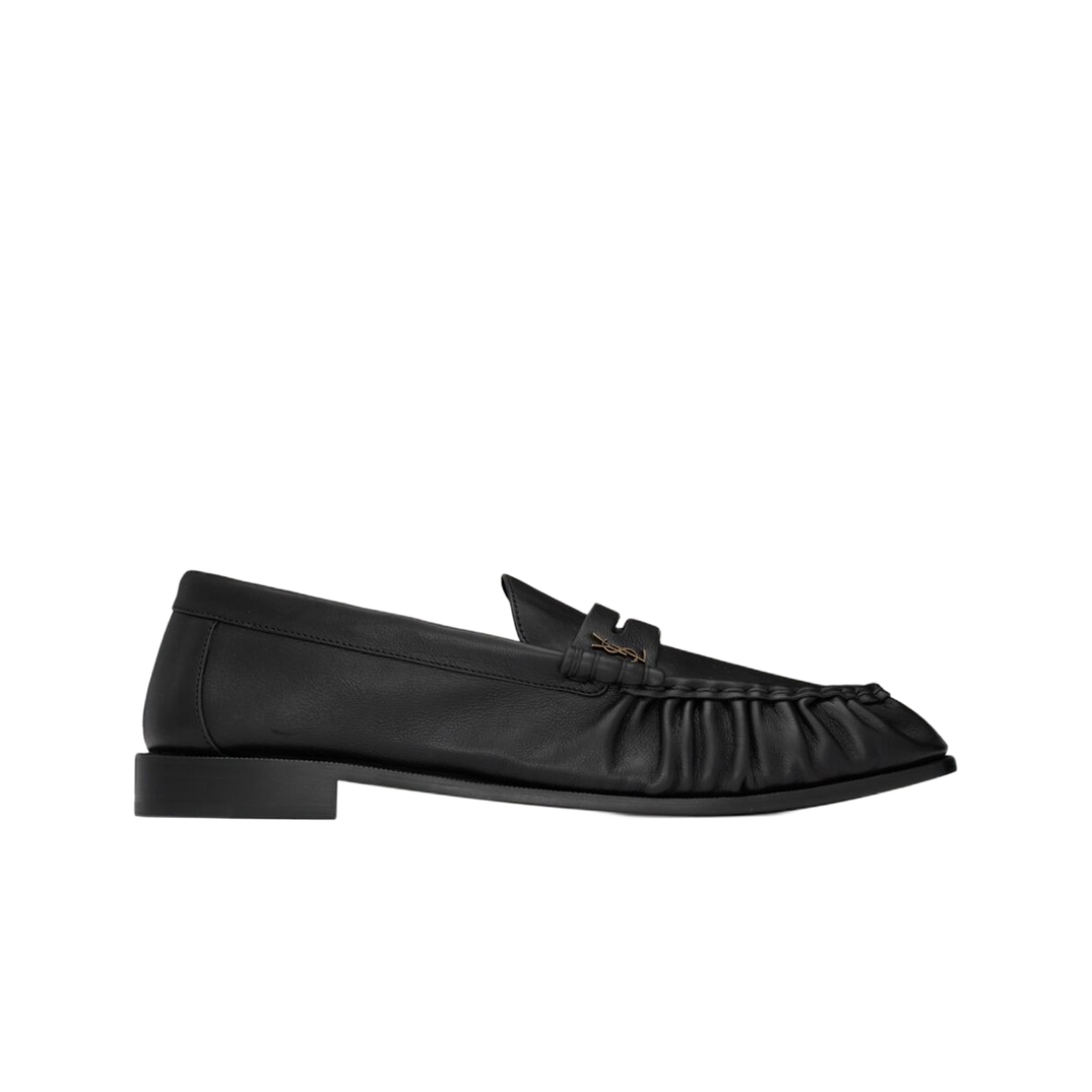 생로랑 매트 레더 서플 르 로퍼 블랙(Saint Laurent Supple in Matte Leather Le Loafer Black)