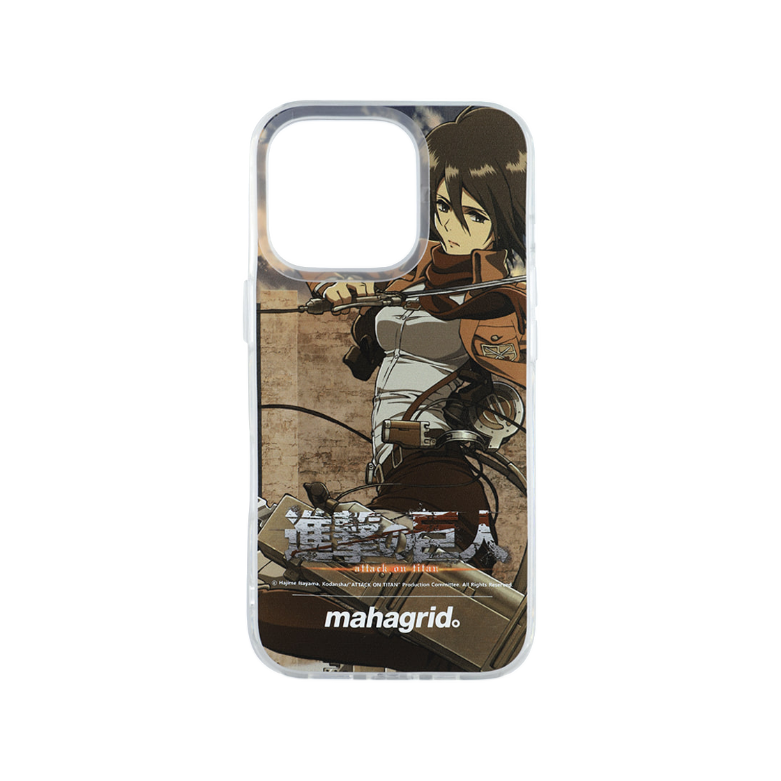 마하그리드 x 진격의 거인 미카사 AOT 아이폰 케이스 멀티(Mahagrid x Attack On Titan Mikasa AOT iPhone Case Multi)