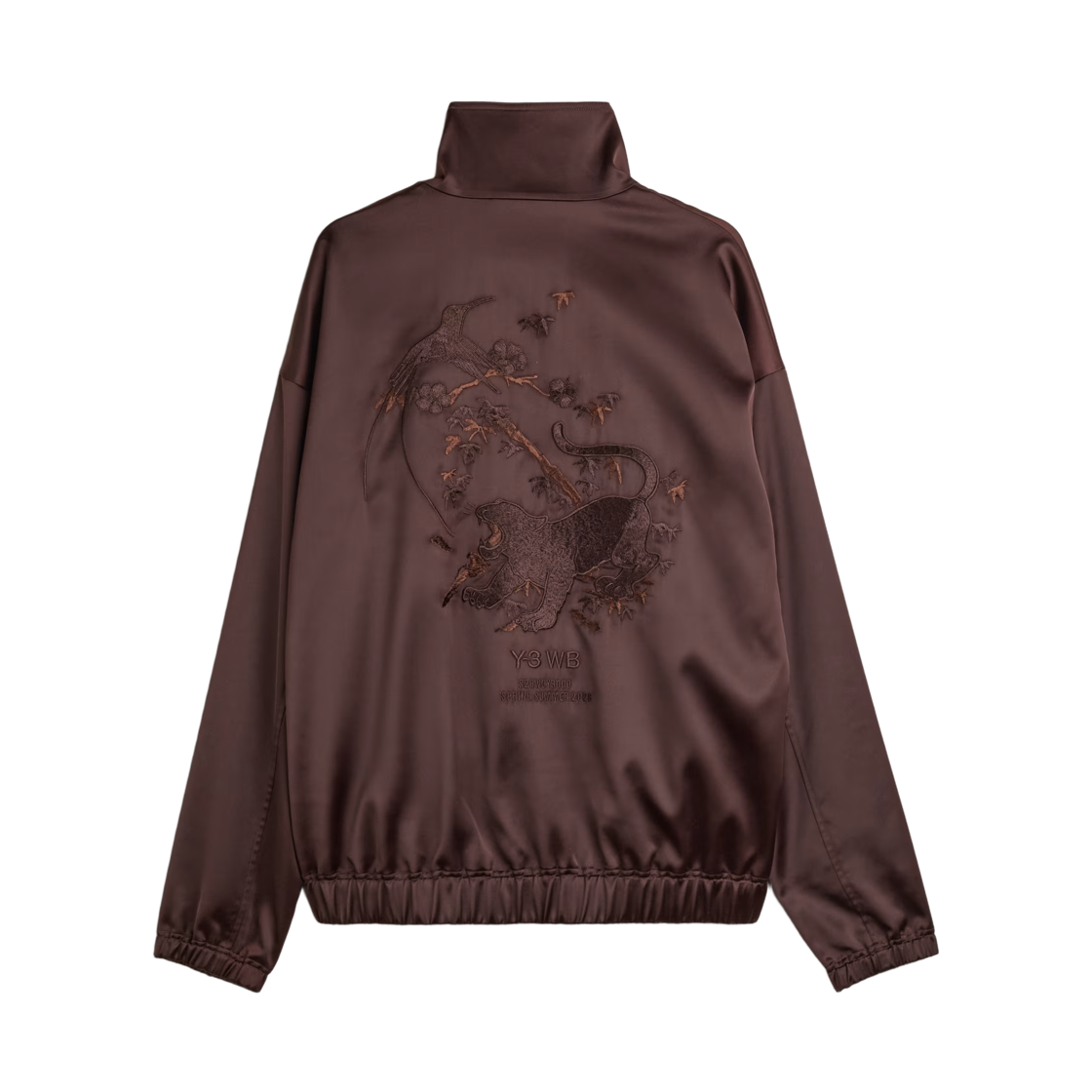Y-3 x 웨일즈 보너 사틴 자켓 오로라 커피(Y-3 x Wales Bonner Satin Jacket Aurora Coffee) - 2