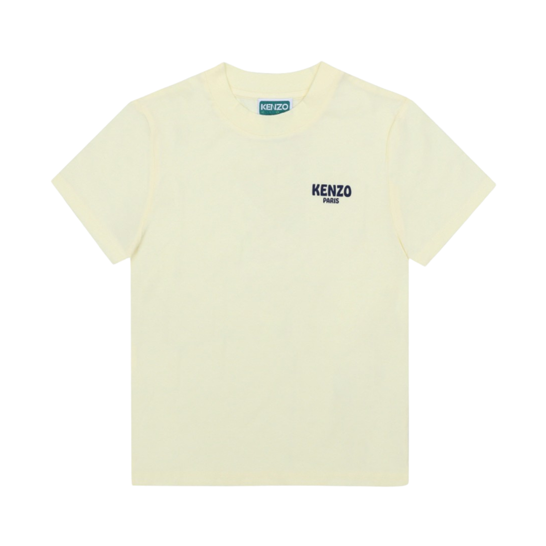 K61669-504 (Kids) Kenzo Logo Short Sleeve T-Shirt Yellow