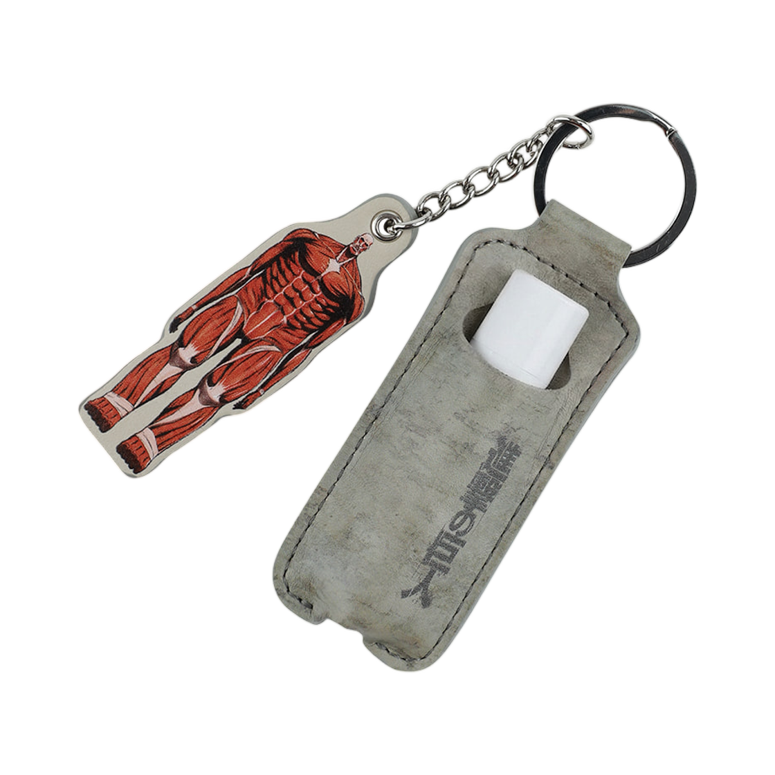 마하그리드 x 진격의 거인 콜로서스 타이탄 립 밤 케이스 베이지(Mahagrid x Attack On Titan Colossus Titan Lip Balm Case Beige)