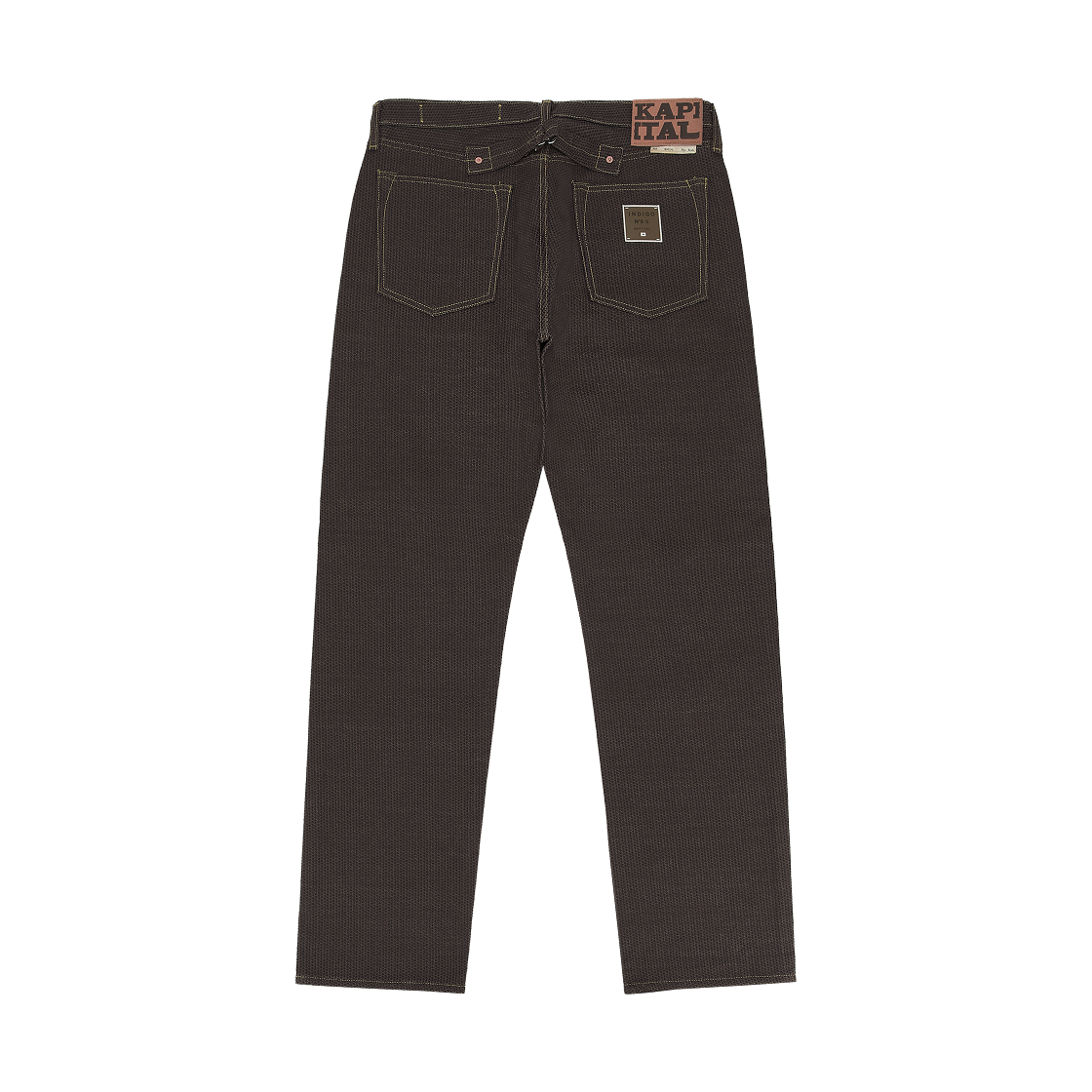 캐피탈 센츄리 데님 5P 몽키 시스코 N5S 퍼시몬 인디고(Kapital Century Denim 5P Monkey Cisco N5S Persimmon Indigo) - 2