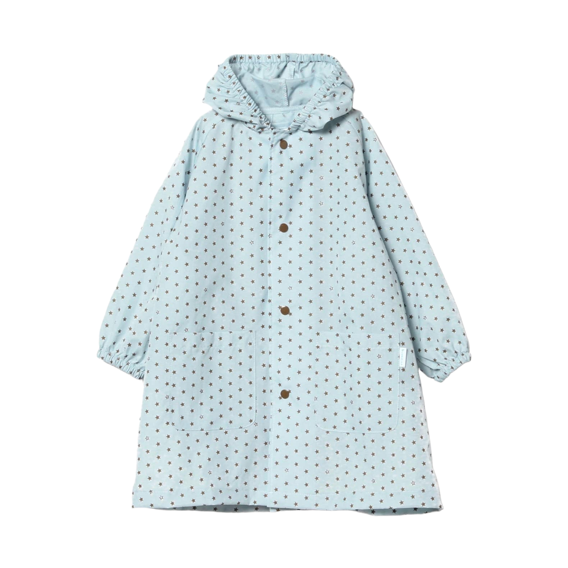 (키즈) 코도모 빔즈 패턴 B 스쿨 백 컴패터블 레인코트 스타 삭스((Kids) Kodomo Beams Pattern B Raincoat Compatible with School Bags Star Sax)