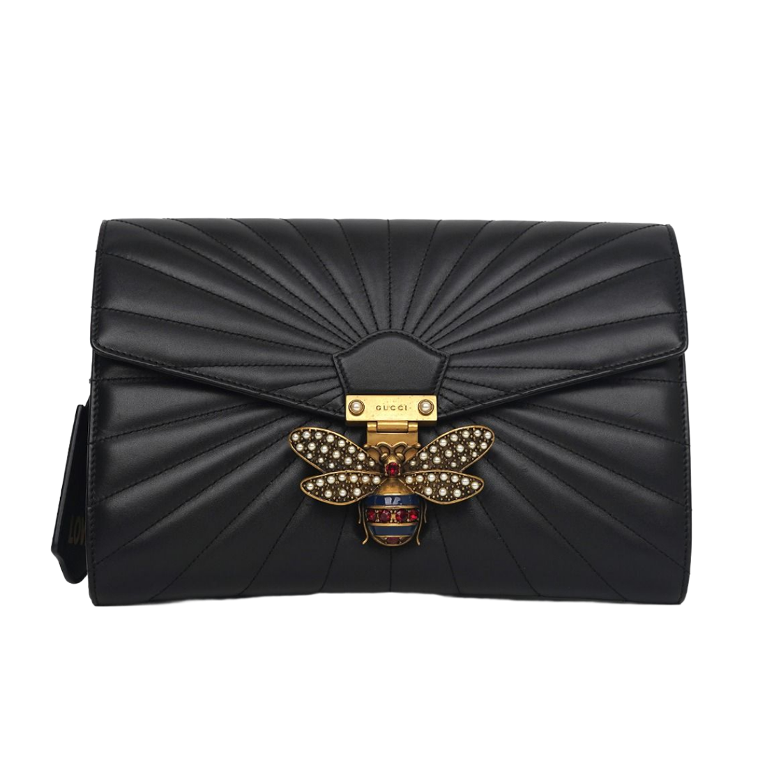 ITKMHB6KSPKI Gucci Margaret Clutch Black 476665