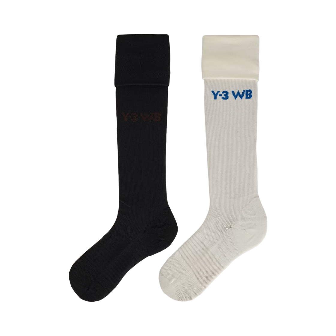 KG4889 Y-3 x Wales Bonner Soccer Socks Off White Black