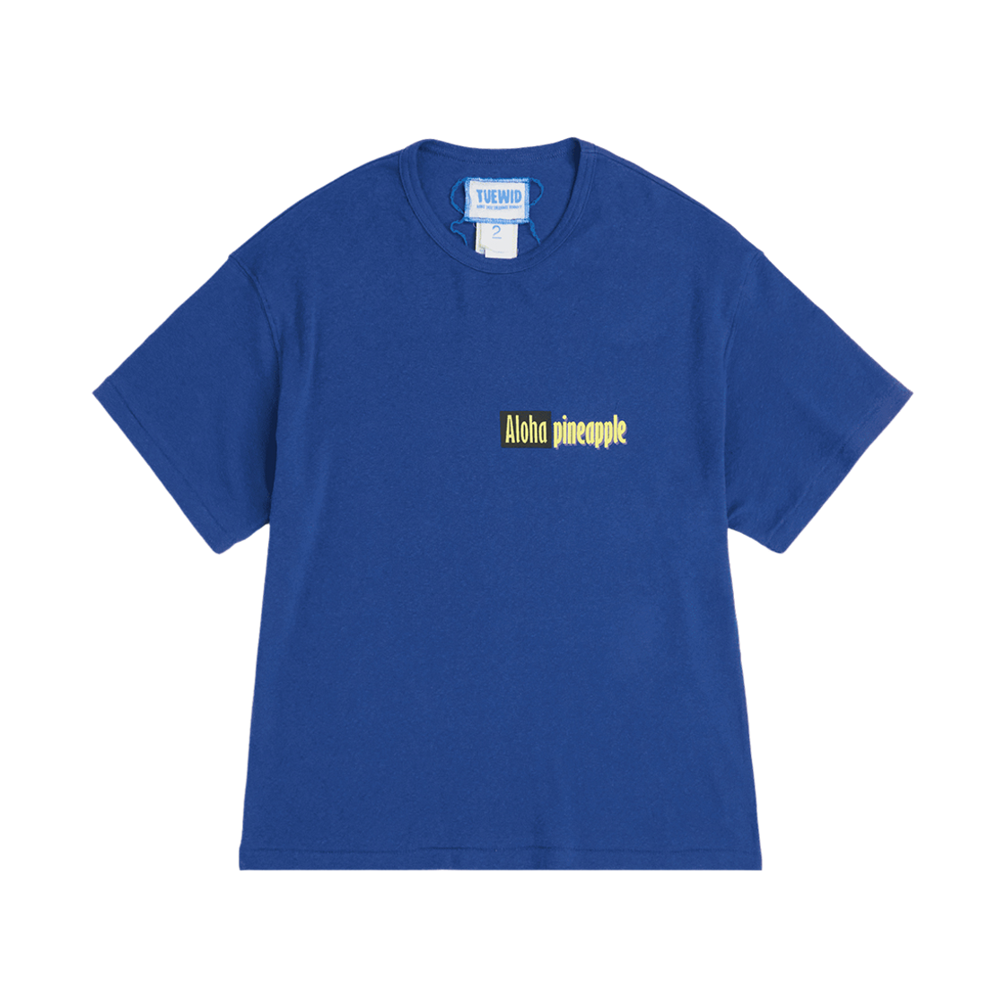 투위드 알로하 파인애플 패치워크티(Tuewid Aloha Pineapple Tee)