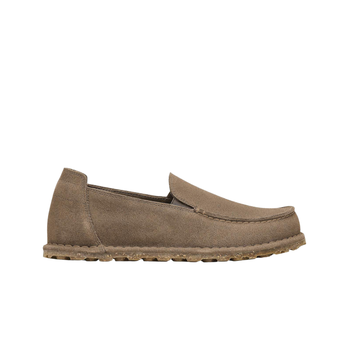 1027494 Birkenstock Utti Slip-On Suede Leather Gray Taupe - Regular