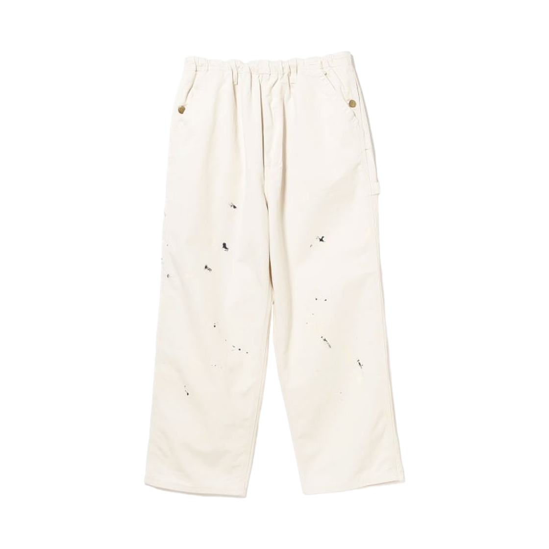 (W) 리 x 빔즈 보이 x 마츄어리 리메이크 페인터 팬츠 에크루((W) Lee x Beams Boy x Maturely Remake Painter Pants Ecru)