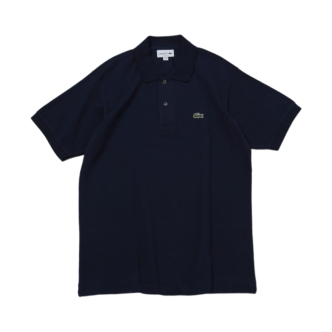 라코스테 L.12.12 클래식 핏 폴로 셔츠 네이비(Lacoste L.12.12 Classic Fit Polo Shirt Navy)