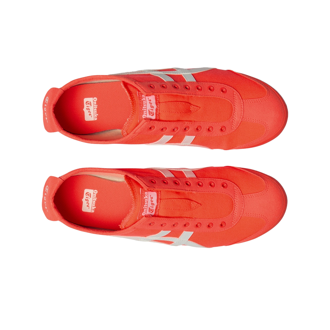 오니츠카 타이거 멕시코 66 슬립온 플래쉬 코랄 화이트(Onitsuka Tiger Mexico 66 Slip-On Flash Coral White) - 2
