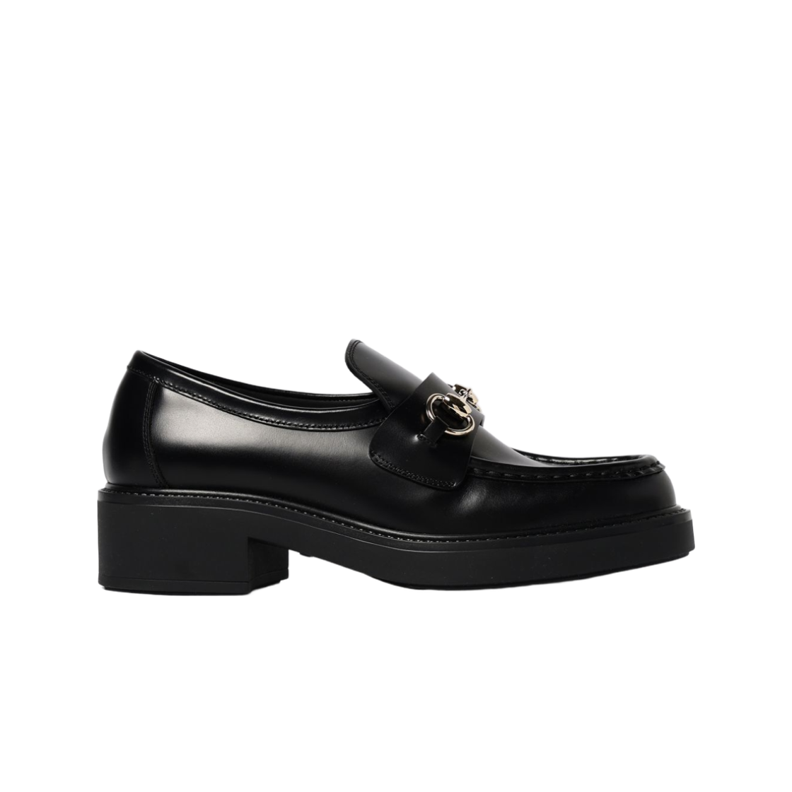 840725-0GQ00-1000 (W) Gucci Horsebit Leather Loafer Black
